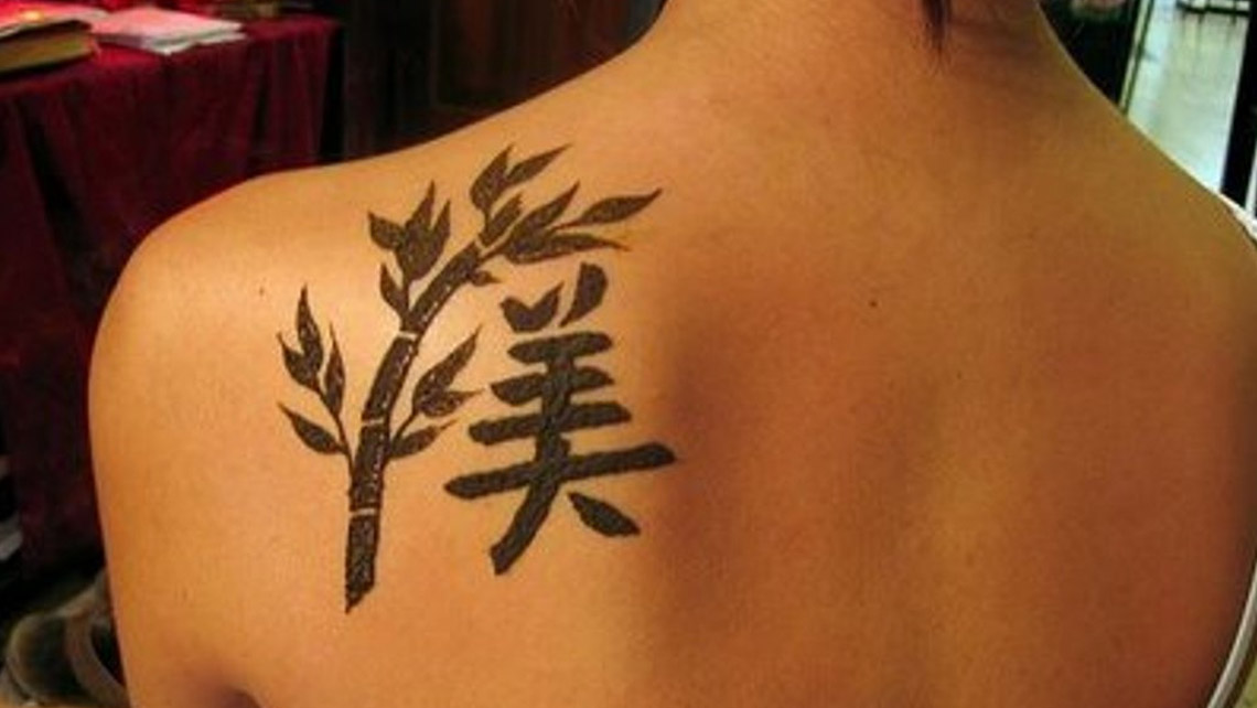 Татуировки-иероглифы